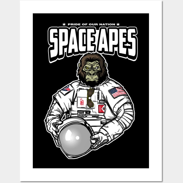 Space Apes Wall Art by AndreusD